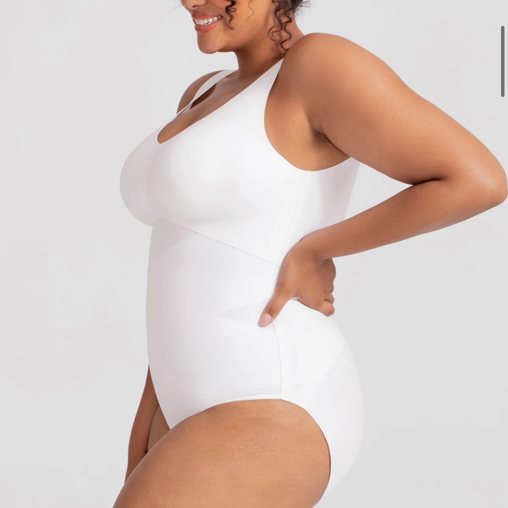 Honeylove Tank White Shaping Bodysuit